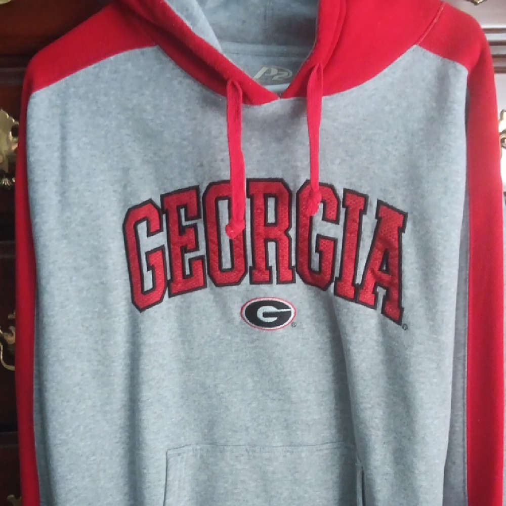 Red and Gray Sweatshirts & Hoodies